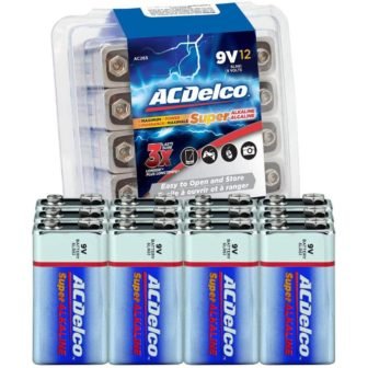 Super Alkaline 9-Volt Battery (12-Pack)