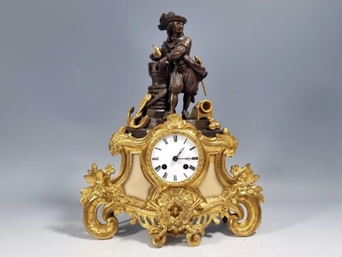 Superb Antique French Bronze Ormolu Mantel Clock c1880, Serviced & Warranty