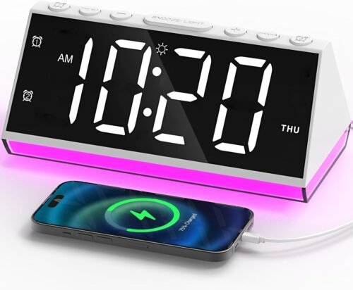 Super Extremely Extra Loud Alarm Clock for Very Heavy Sleeper Battery Backup NEW