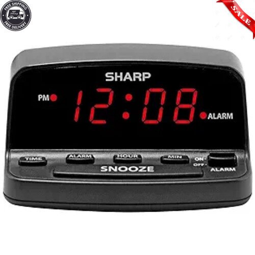 Super Extremely Extra Loud Alarm Clock for Very Heavy Sleeper Battery Backup NEW