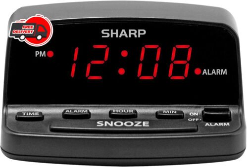 Super Extremely Extra Loud Alarm Clock for Very Heavy Sleeper Battery Backup NEW
