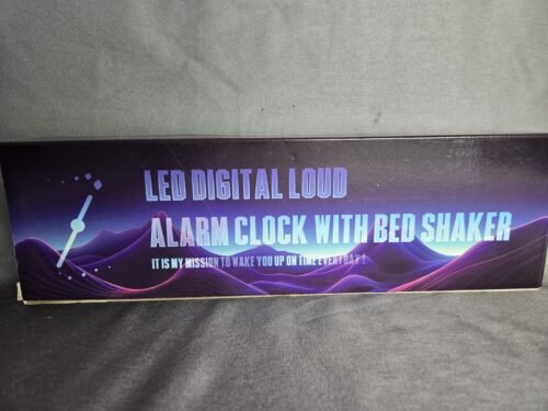 Super Loud Alarm Clock with Bed Shaker, Vibrating Alarm Clock for Heavy Sleep...