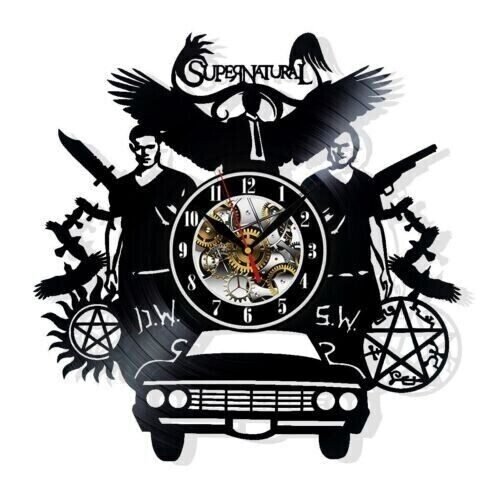 Supernatural Wall Clock - Retro Decor - Unique Home Accent - Perfect Gift
