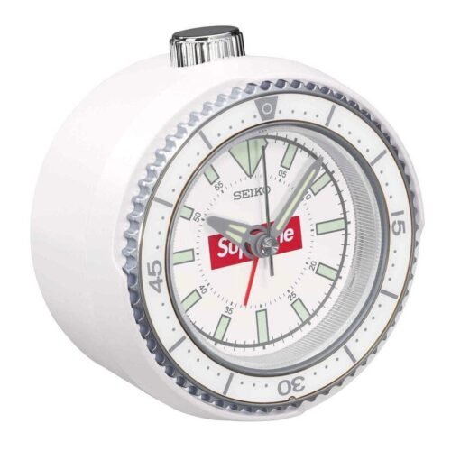 Supreme Seiko Mai Alarm Clock White