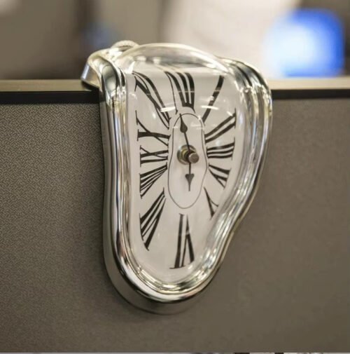 Surreal Melting Distorted Wall Clocks Salvador Dali Surrealist Style Wall Decor