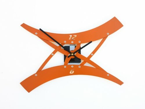 Sweep III Unique Wall Clock / Feng Shui Metal Art Modern Home Decor / Abstract