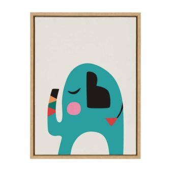 Sylvie "Mid Century Modern Baby Elephant" by Rachel Lee of My Dream...