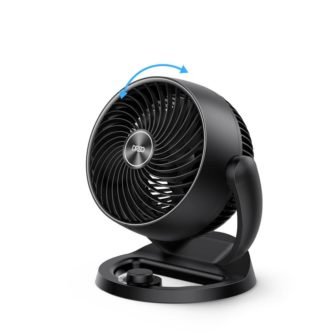 Table Air Circulator Fan for Room, 9 in. 70 ft. Strong Airflow,...