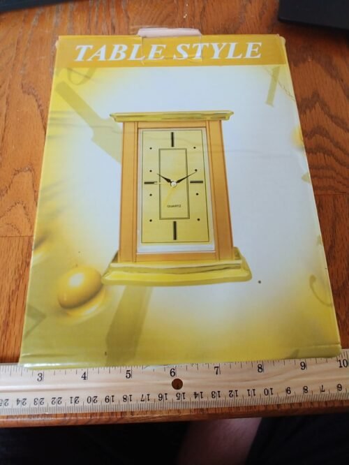 Table Style Clock-Gold Color