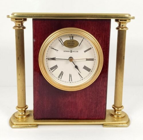 TABLETOP CLOCK HOWARD MILLER ROSEWOOD ENCORE BRACKET 645104