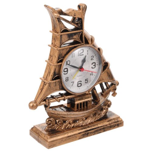 Table Top Decor Desk Retro Alarm Clock Battery Digital Home Child