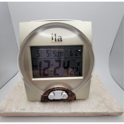 Talking Atomic Alarm Clock Time Month Date Loud Low Vision and Blind