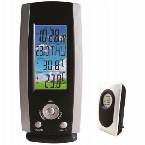 Taylor 3-Channel Weather Station with Clock (Pack of 3)