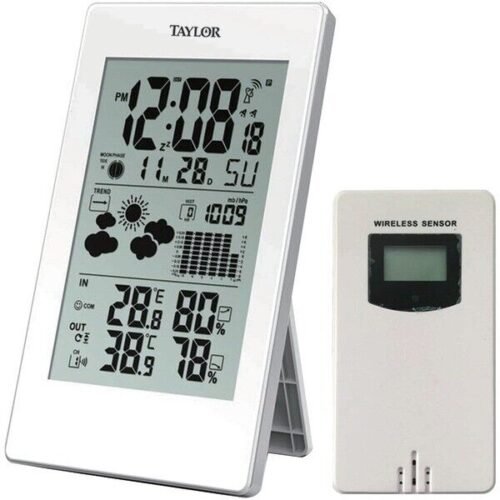 Taylor Precision Products 1735 Digital Weather Forecaster with Barometer