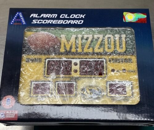 Team Sports America Mizzou Scoreboard Clock NEW Wall Desk Etc.