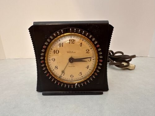 Telechron Selector Electric Clock - Parts or Repair - Bakelite