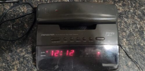 Telephone + Alarm Clock + Radio combination