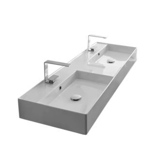 Teorema 2 Wall Mounted Sink in White