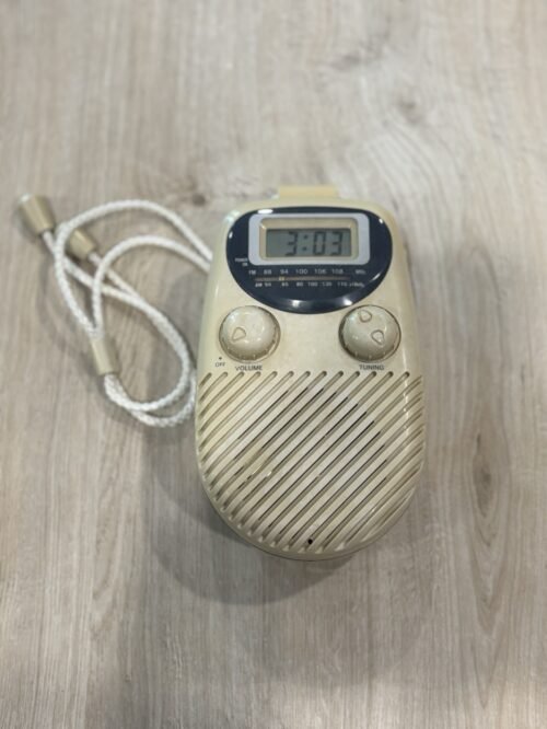 Tevion Shower Bathroom Clock Radio Tested Working With Clip