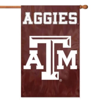Texas A and M Aggies Applique Banner Flag