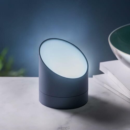 The Flippable Alarm Clock / Ambient Light recharges via USB