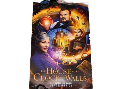THE HOUSE WITH A CLOCK IN ITS WALLS IMAX 2018 MOVIE THEATER POSTER 17" X 11" NEW