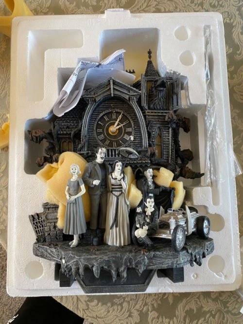 The Munsters Cuckoo Clock Bradford Exchange in Original Shipping Styrofoam RARE