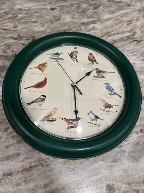 The Original Quartz 10.5" Singing Bird Wall Clock WORKS