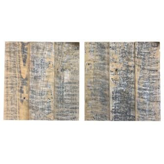 Thermo-Treated 1/2 in. x 16 in. x 16 in. Barn Wood Wall...