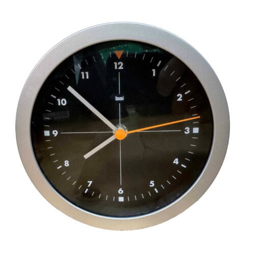 Thomas Bai 6in Formula One Black Designer Analog Wall Clock (Quartz)
