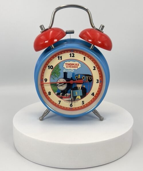 Thomas & Friends Twin Bell Alarm Clock 2001 Metal Tank Engine Train Working
