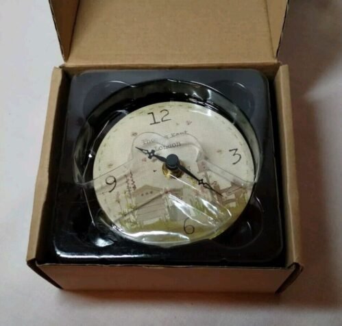 THOMAS KENT LONDON PORTOBELLO HONEY BEES DESK CLOCK MADE IN ENGLAND WORKING WELL