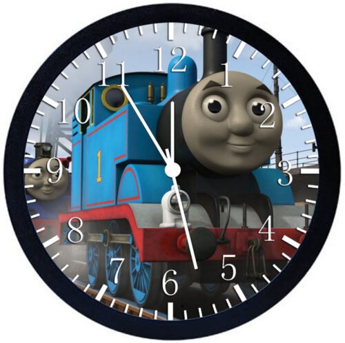 Thomas Train Black Frame Wall Clock Nice For Decor or Gifts W365