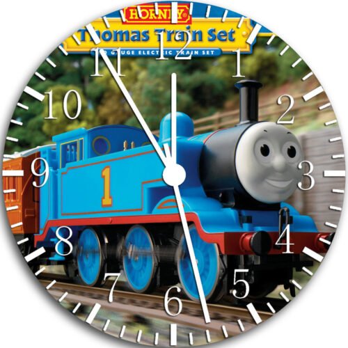 Thomas Train Frameless Borderless Wall Clock Nice For Gifts or Decor W68