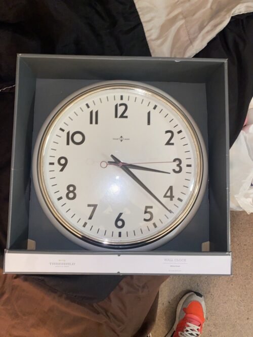 Threshold 14”Wall Clock