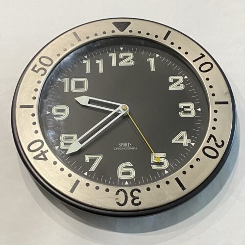 TimeKeeper 12" Wall Clock Diver Style Bezel Round Luminous Working