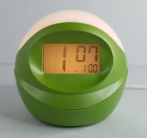 TimeLink 88036 Color-Changing Alarm Nightlight Green