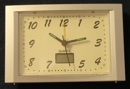 Time & Temperature Alarm Clock (B15)