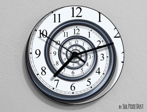 Time Travel Wall Clock
