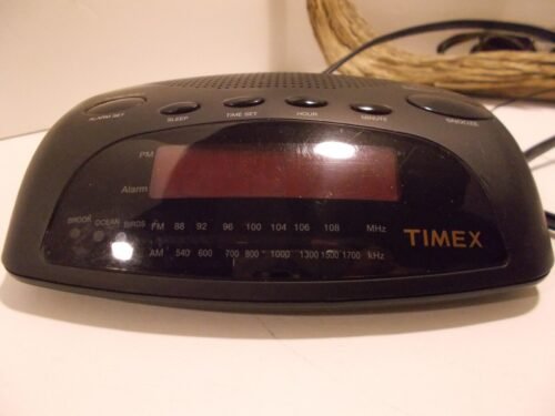 Timex - AM/FM Dual Alarm Clock Radio w LED Display and Nature Sounds - T234B