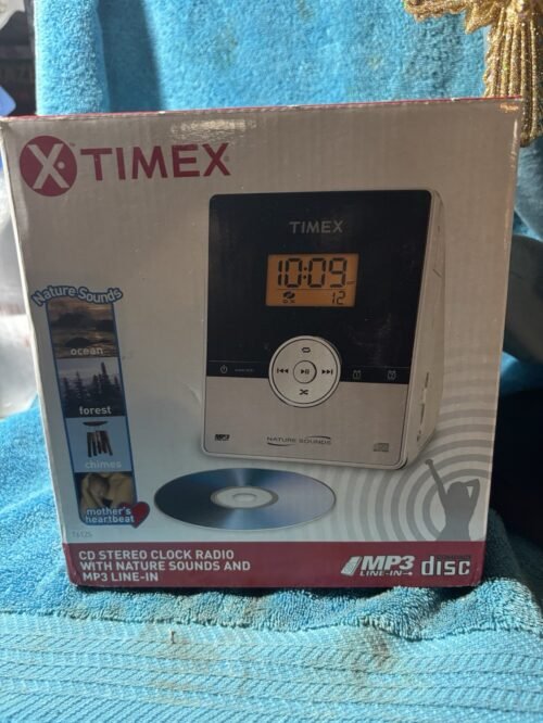 Timex 612X Alarm Clock Radio With Nature Sounds & MP3 Line-In