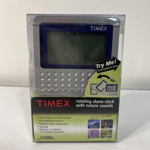 Timex Alarm Clock T-152L Sound Soother with Nature Sounds