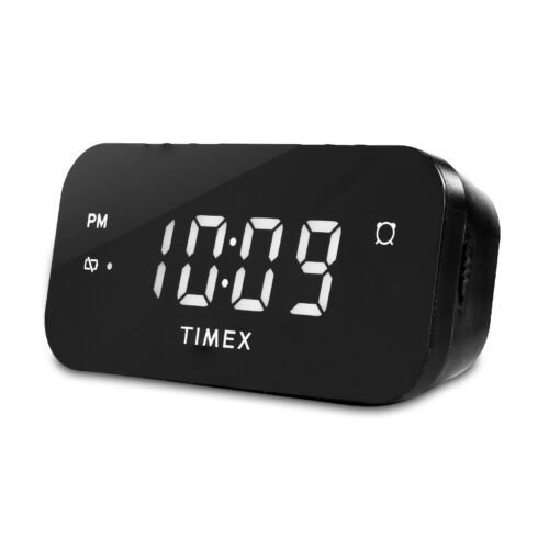 Timex Alarm Clock with Large Display, Includes 120V Power Adapter