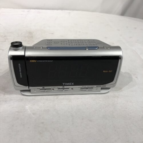 Timex AM/FM Dual Alarm Clock Radio T736 Display Projector Redi-Set- Tested