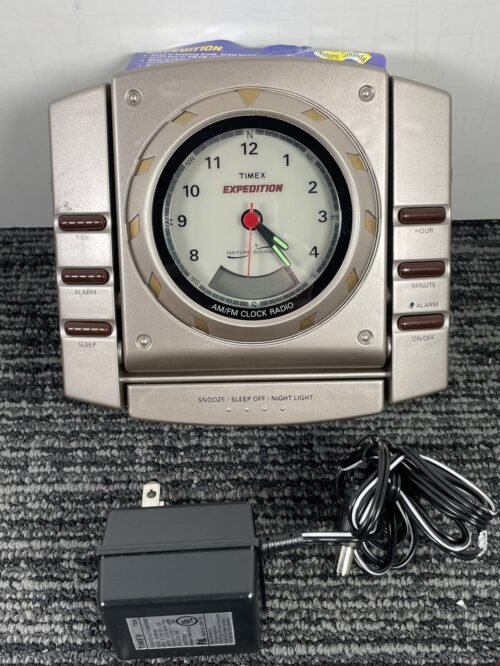 Timex Expedition • Bell Natural Sounds AM/FM Alarm Clock Digital Radio T326H