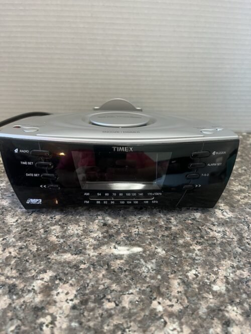 Timex MP3/CD Line-In Dual Alarm Clock Radio tested works as should