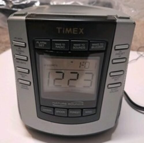 Timex Nature Sounds Digital Tuning Clock Radio Alarm Clock