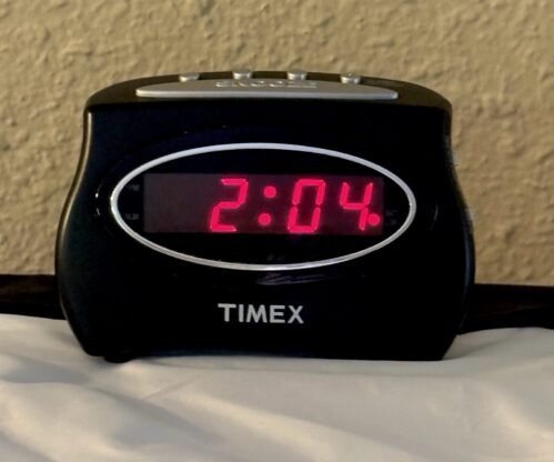 Timex T101B Extra-Loud Black Alarm Clock