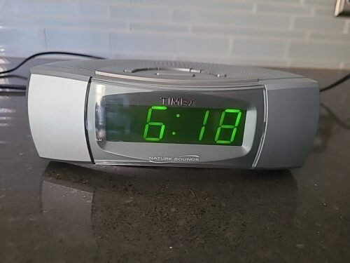 Timex T243S Nature Sounds Alarm Clock AM/FM Radio