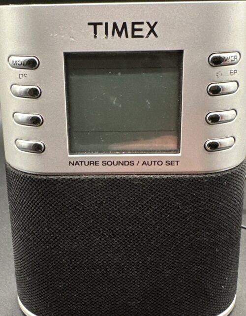 Timex T307S Digital Alarm Clock Radio LCD AM FM Dual w/ Preset & Nature Sounds